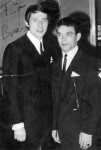 Axel Traxel mit Udo Jürgens (Mitte der 60er)