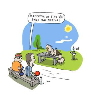 riegel_CARICATURA_tischtennis