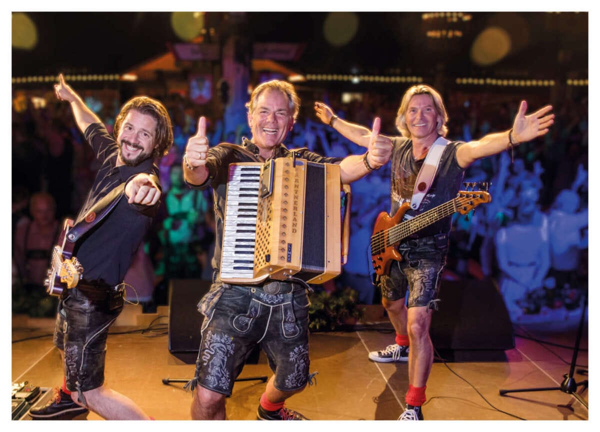 Sie brachten Stimmungsmusik auf der Kirmes in Breuna: Die Trenkwalder | (c) Trenkwalder -Bernhard Stelzl