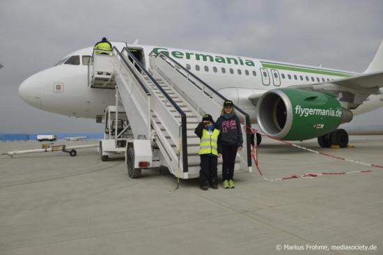 So ging es am 04.04.2013 los - Flughafen Kassel-Calden (c) Markus Frohme
