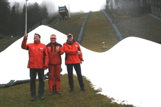 Wolfgang Schlüter – Andi Rohn – Präsident Thomas Behle