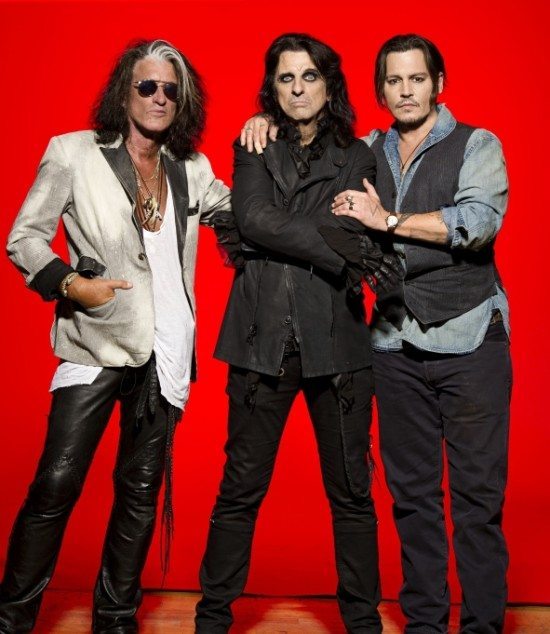 Hollywood Vampires (v. l.: Joe Perry, Alice Cooper, Johnny Depp) - Foto: Ross Halfin