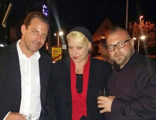 Eröffnung des „Hauses der Sicherheit“ in Vellmar v.l.n.r.: Sebastian Möller, Diana Riedler, Tim Lenhoff