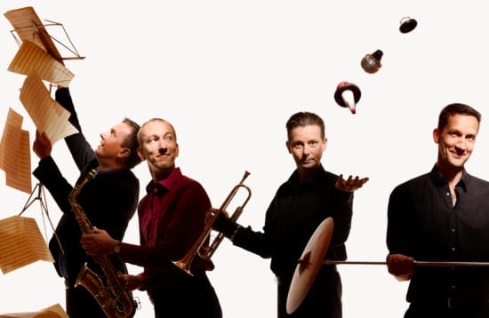 Echoes pf Swing ( Foto: Sascha Kletzsch, v.l. Lhotzky, Hopkins, Dawson, Mewes)