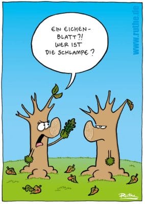 Eine der zahlreichen Karikaturen von Ralf Ruthe