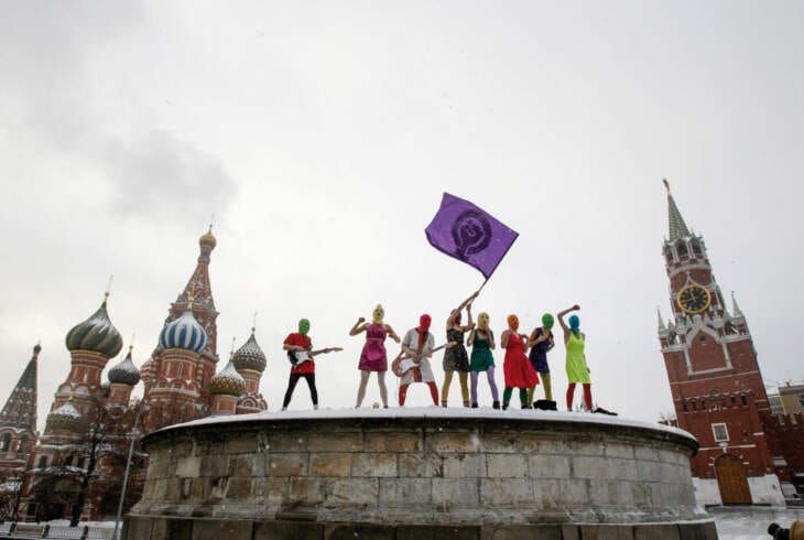 Pussy Riot - (c) Foto Denis SINYAKOV