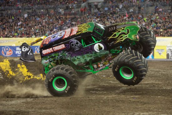 Monstertrucks auf der Monster Jam in Frankfurt