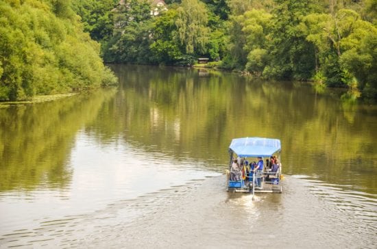 Floßfahrt auf der Fulda