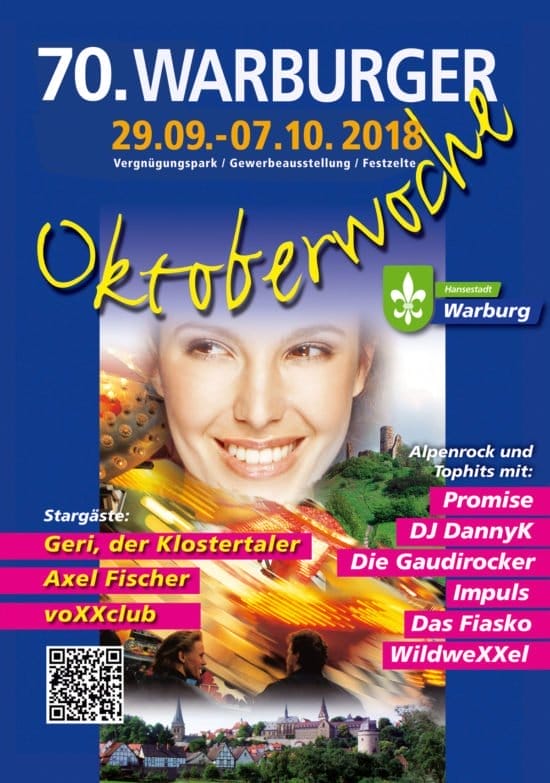 Warburg feiert wieder! - Warburger Oktoberwoche 2018 Warburg feiert wieder! - Warburger Oktoberwoche 2018