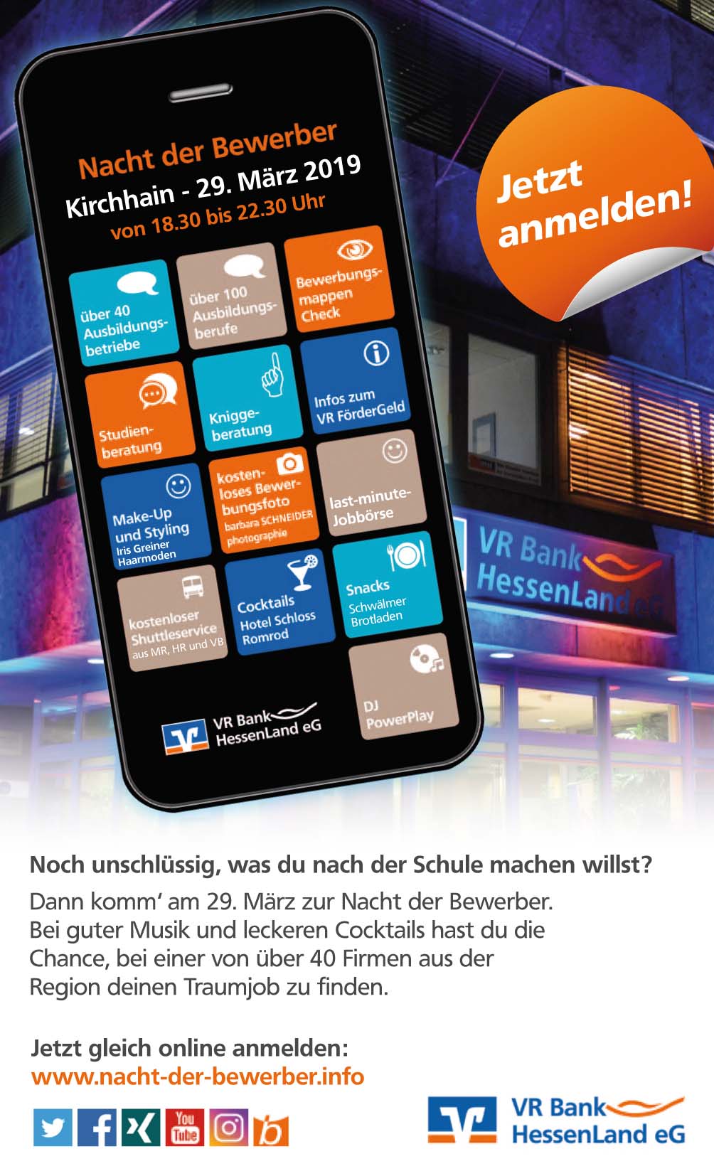 8 Nacht Der Bewerber Jobborse Der Vr Bank Hessenland