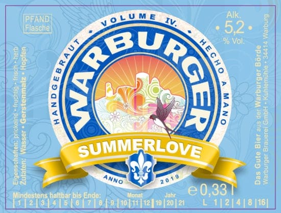 Warburger Brauerei Summerlove Warburger Brauerei Summerlove