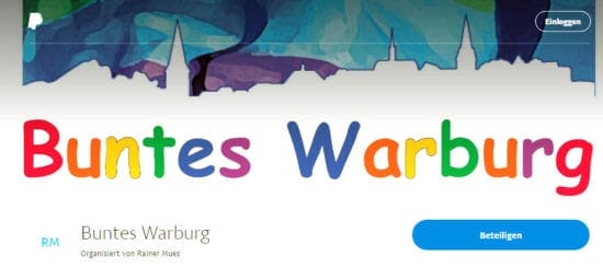 Per Paypal spenden für Buntes Warburg per Paypal spenden für Buntes Warburg