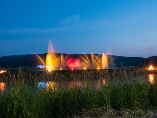 Weserbeleuchtung in Oedelsheim Weserbeleuchtung in Oedelsheim