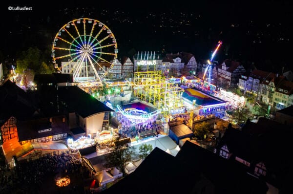 Das Lullusfest bei Nacht 2018 (c) Stadt Bad Hersfeld