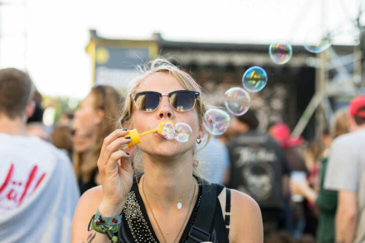 Campus Festival Bielefeld Seifenblase | (c) Foto Stefan Saettele