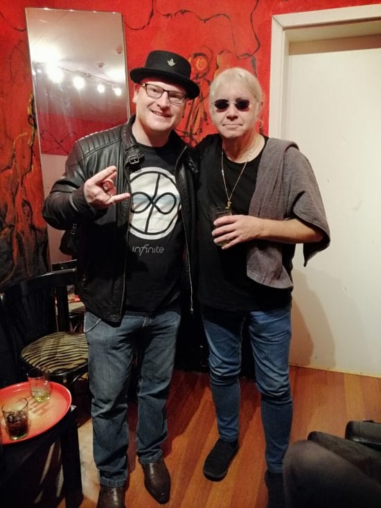Mike Gerhold und Ian Paice (Deep Purple)