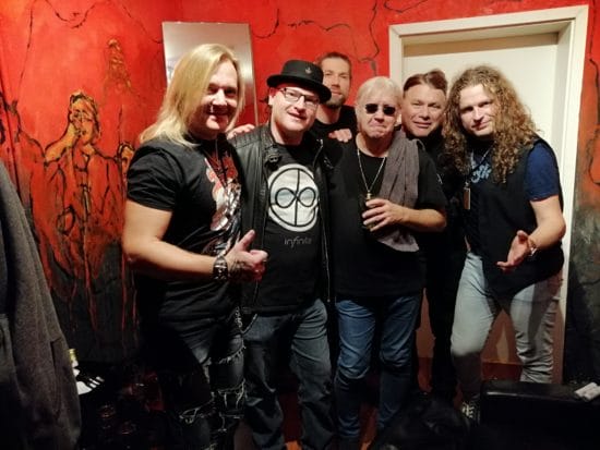 Mike Gerhold und Ian Paice (Deep Purple)