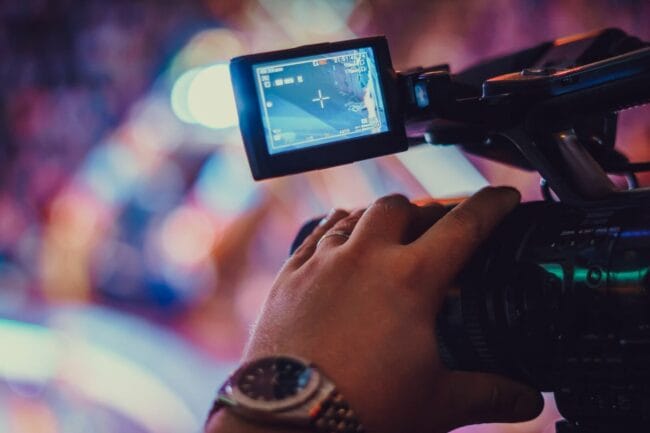 Videokamera beim Online-Event (c) Eventnet GmbH
