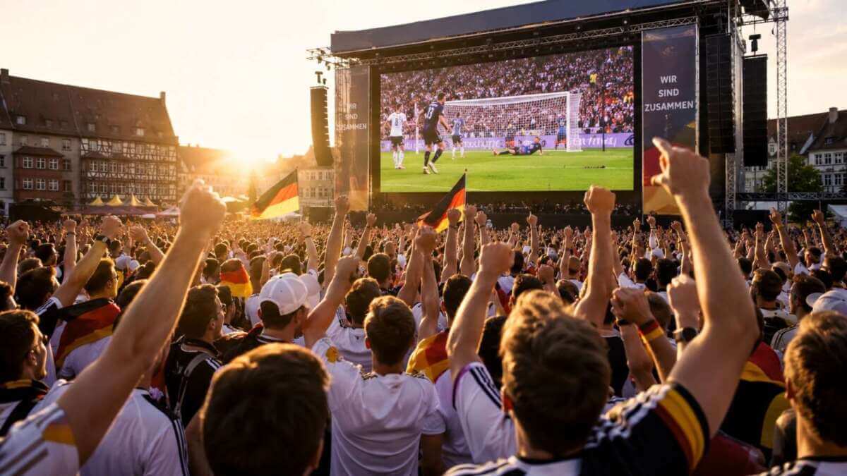 Public Viewing WM 2026 -OWL Nordhessen - KI-Foto - 01 | (c) Wildwechsel