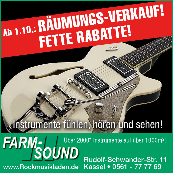 FARM-SOUND BIG-Banner - Räumungsverkauf