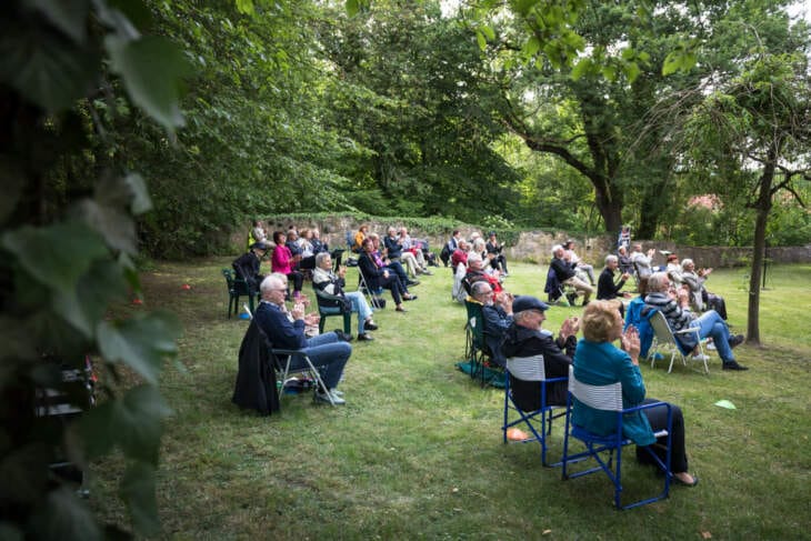 Kultursommer Nordhessen in Kirchbauna: Das Schumann Quartett. | Foto: Heiko Meyer