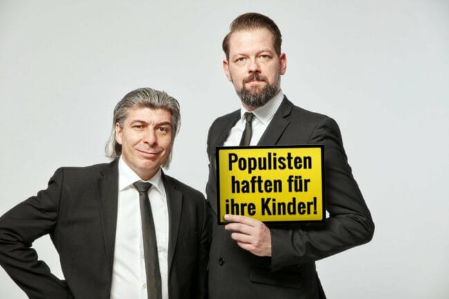 Onkel Fisch_c_Rainer Holz "Populisten haften für ihre Kinder" Kleinkunstbühne Piazza Vellmar