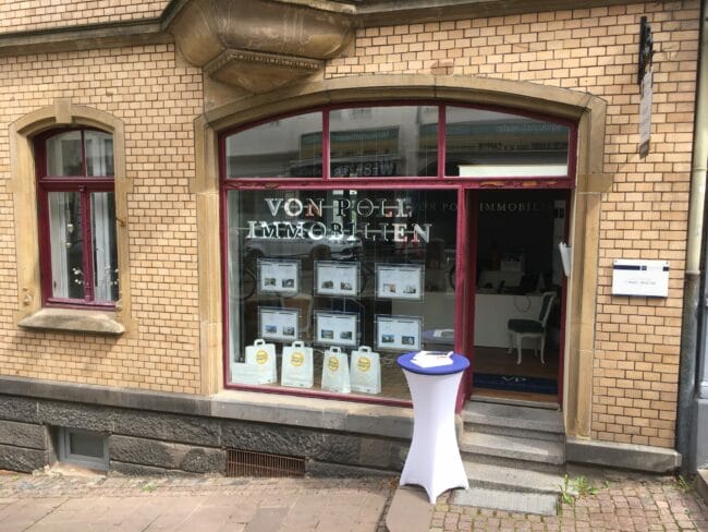 Auch Von Poll-Immobilien ist bei der Aktion Heimat shoppen in Marburg dabei.