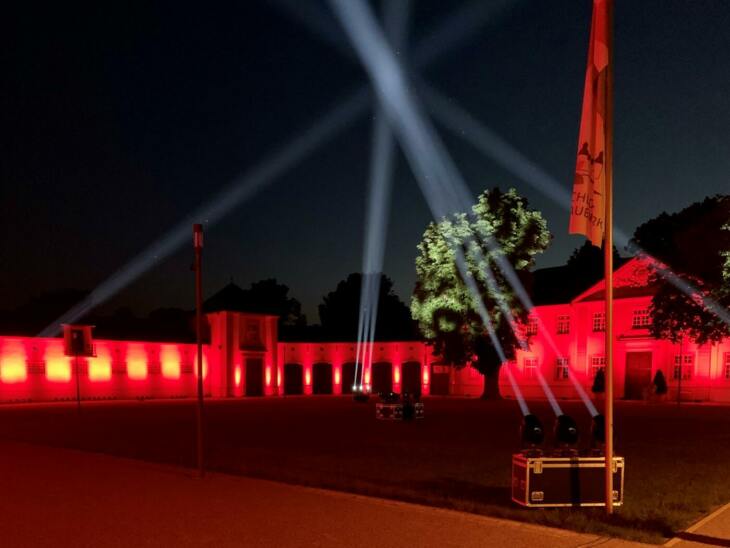 Parkillumination - Schlosspark und Lippesee - Night of Light 2020-1