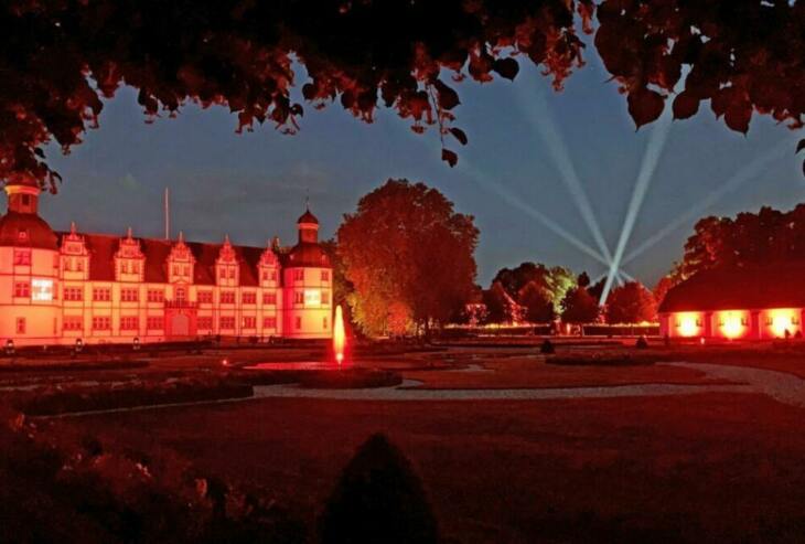 Parkillumination - Schlosspark und Lippesee - Night of Light 2020-2
