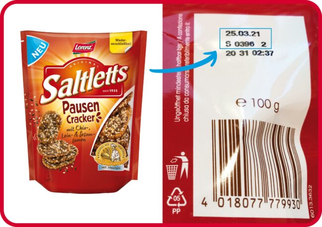 Produktrückruf Saltletts Pausen Cracker | Lorenz Snack-World ruft vorsorglich Produkte mit Sesamsamen in Deutschland zurück (c) obs/The Lorenz Bahlsen Snack-World GmbH & Co KG Germany/Lorenz Snack-World