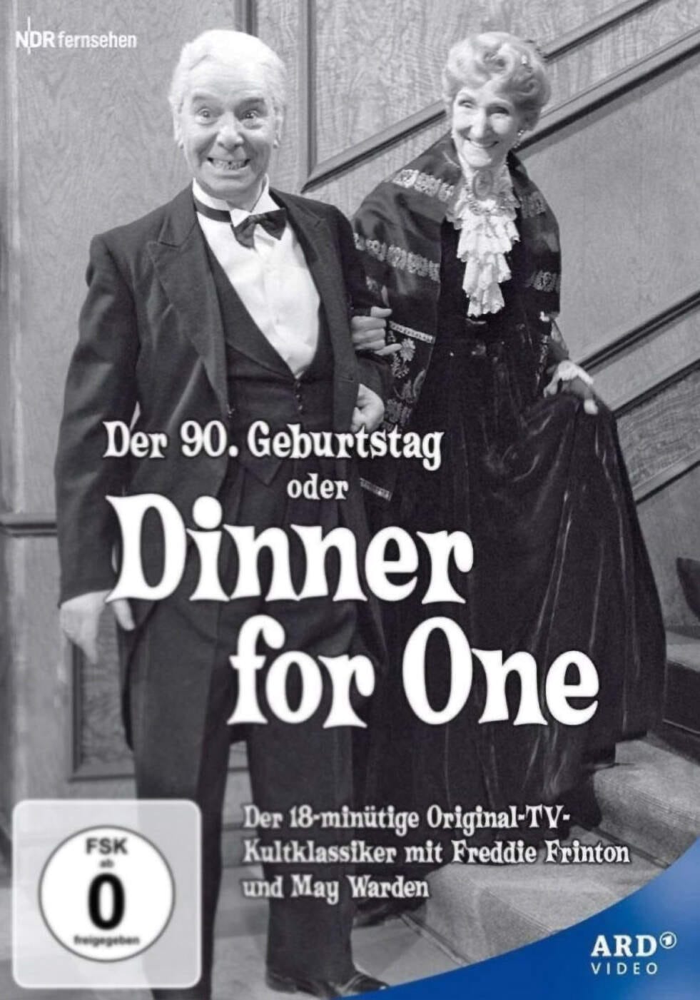 Alle Jahre wieder zu Silvester: Dinner for One oder Der 90. Geburtstag: Deutschlands beliebteste Silvesterunterhaltung | DVD (c) ARD Video