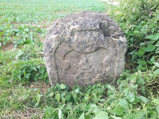Hobbys, Corona, Historische, Grenzsteine, suchen, finden, Beispiel, Nr 5., Westfalenross Hobbys während Corona: Historische Grenzsteine – suchen und finden! - Zum Beispiel hier die Nr 5. mit dem Westfalenross.