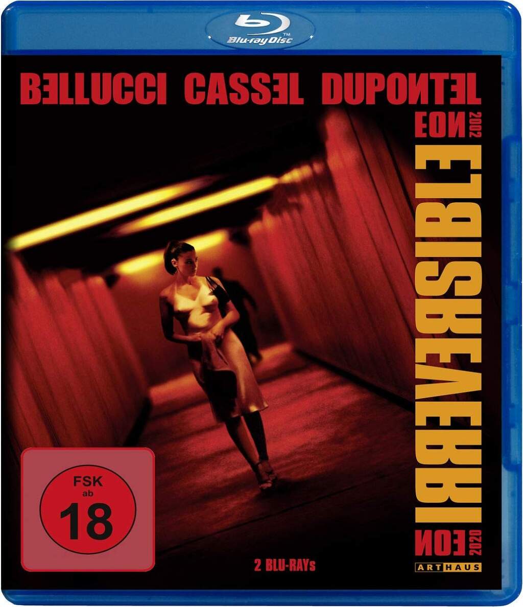 Irréversible Blu-ray: Intensiver Thriller mit Monica Bellucci und Vincent Cassel, FSK 18 Irréversible, der experimentelle Psycho-Thriller von Gaspar Noé remastered und in einem zusätzlichen Straight Cut daher - bei uns kannst Du diesen atemberaubenden Film gewinnen! | (c) Arthaus : Studiocanal