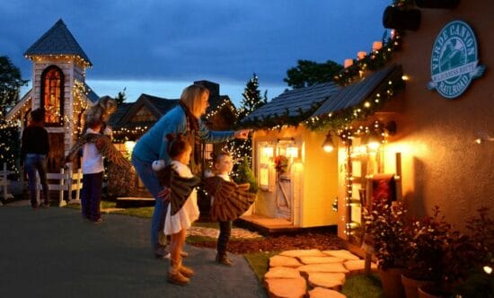 Weihnachtstraditionen rund um den Globus, Florida, Weihnachten Magical Christmas Journey Train - Miniature Village (c) VCRR