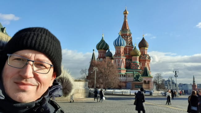 Stefan Heilemann ist oft und gerne in Moskau. Deshalb organisiert er zusammen mit seiner Frau Julia Onichtchenko eine Vatertagsreise nach Moskau, an der Du teilnehmen kannst. Dabei kannst Du dir auch die  Basilius Kathedrale auf dem Roten Platz anschauen. | (c) Stefan Heilemann