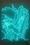 K.H.K.H. (Neon), 2014, 210 x 155 x 15 cm, Neonröhren auf Plexiglaskasten | (c) Sven Drühl