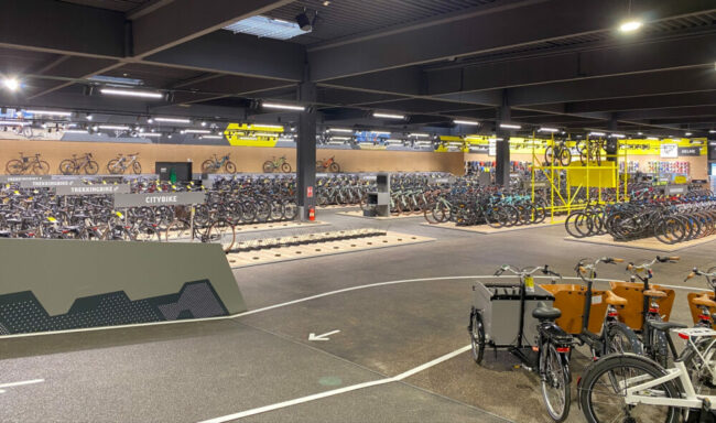 Lucky Bike, Filiale, Kassel Auf der Teststrecke kann man die Räder super ausprobieren. | (c) Lucky Bike