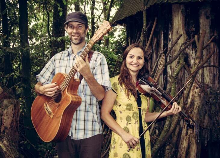 Tim McMillan & Rachel Snow - Live beim »Folk im Park« im Rahmen des »Kultursommer Nordhessen 2023« (c) Jeanette Atherton