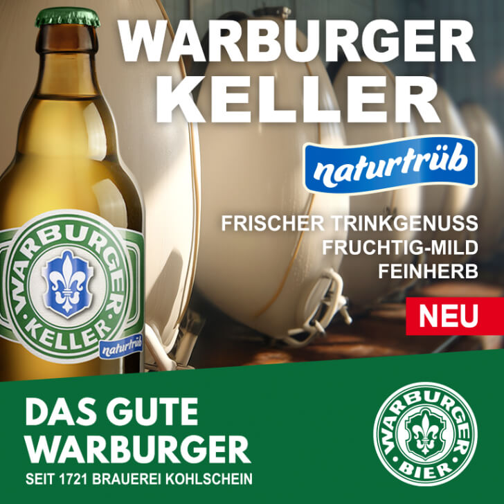 Banner-Warburger Brauerei - Warbuger Keller - naturtrüb