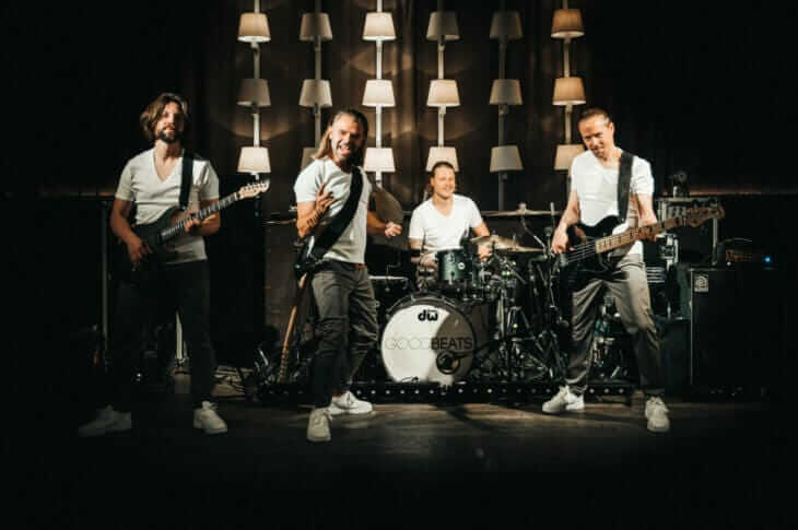 Mitten aus OWL bleiben die Musiker von Goodbeats ihrer Heimat treu: Denn auch sie treten beim »Rock im Biergarten« in Warburg auf. | (c) Jan Koepke