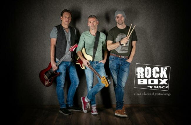 Rock Box Trio, Blütenfest in Beverungen 2023 Das Rock Box Trio könnt ihr beim Blütenfest 2023 live auf der Provinzial-Bühne erleben | (c) Rock Box Trio