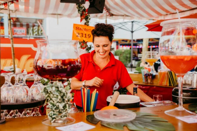 Cocktail Stand, Annentag in Brakel Cocktail Stand auf dem Annentag in Brakel | (c) Lena Bröker