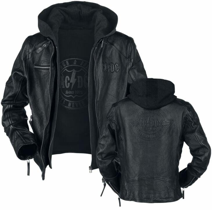 Exklusiv bei EMP: "Rock & Roll - Will Never Die" Lederjacke schwarz von AC/DC | (c) EMP