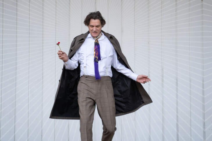 Frank Spilker, Kopf der Kultband, der sog. Hamburger Schule, Die Sterne im Interview | (c) Brigitta Jahn