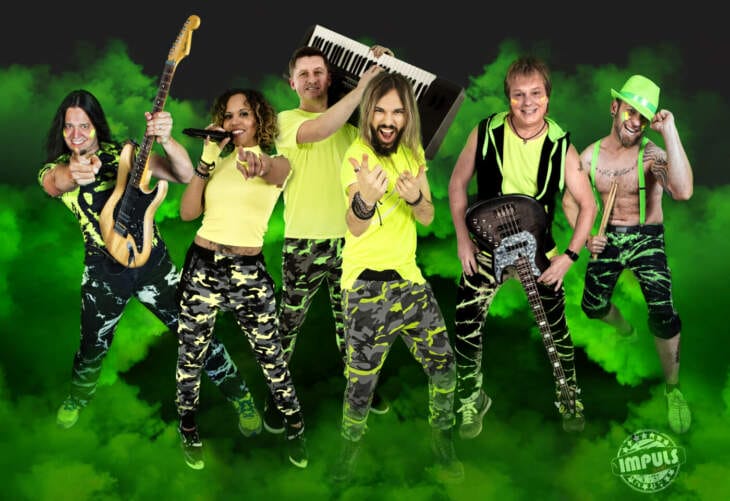 Impuls, Breuna Die Partyband Impuls ist ein gern gesehener Gast auf dem Volksfest in Breuna und überzeugt mit ihren Coversongs. | (c) Impuls Band