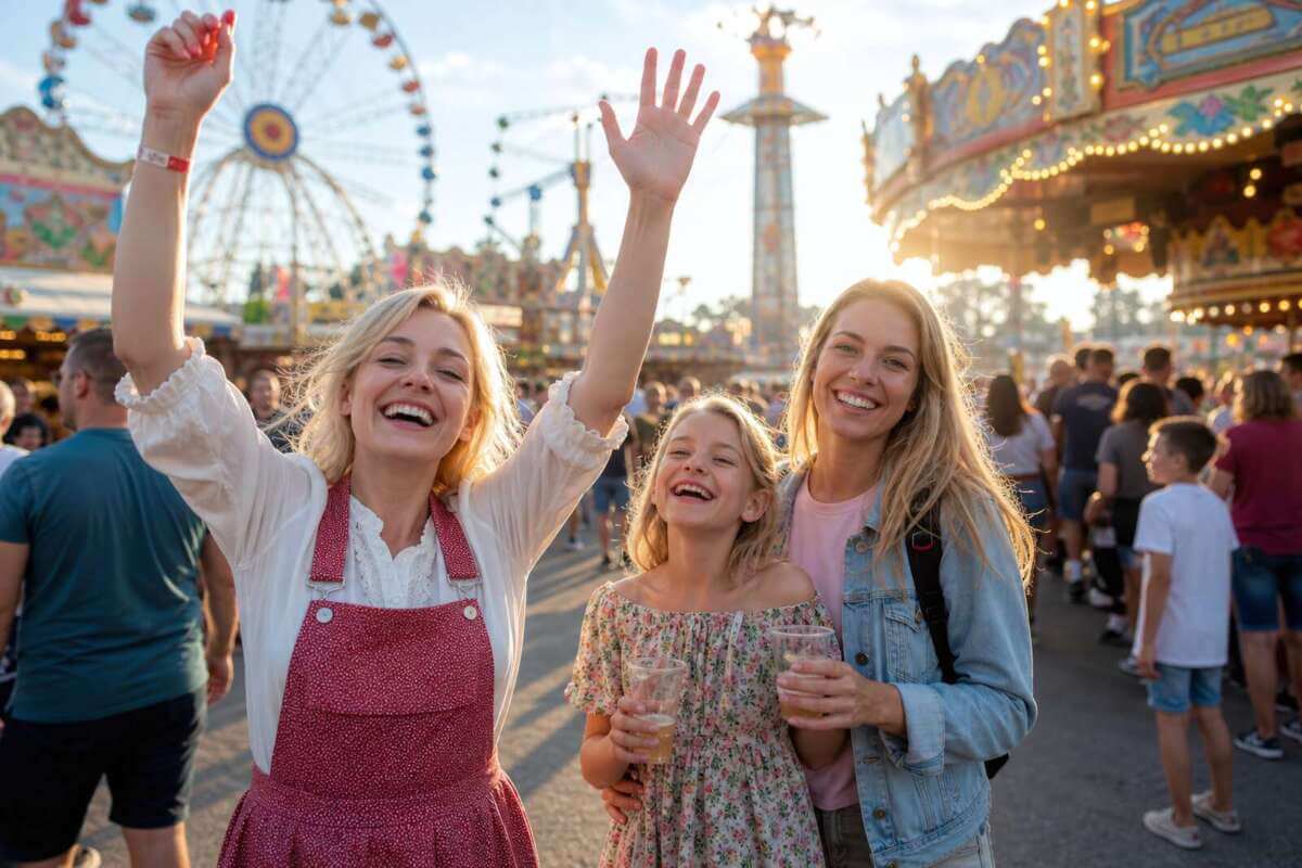 Du suchst Volksfeste oder Stadtfeste in Deiner Nähe? Dann scroll einfach weiter, die Auswahl wird Dich begeistern! | Symbolbild - KI-generiert | (c) Wildwechsel