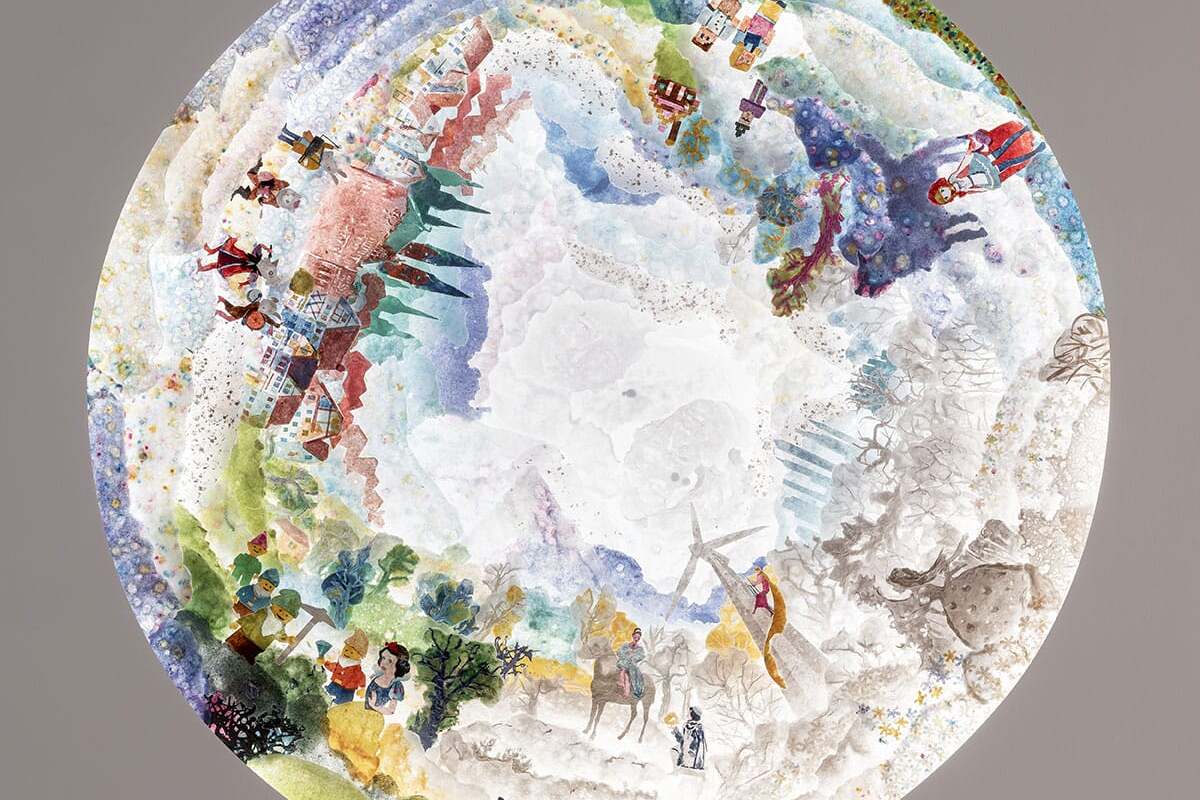 Licht-Diorama des Künstlers Alexej Tchernyi ausgestellt in der GRIMMWELT Kassel