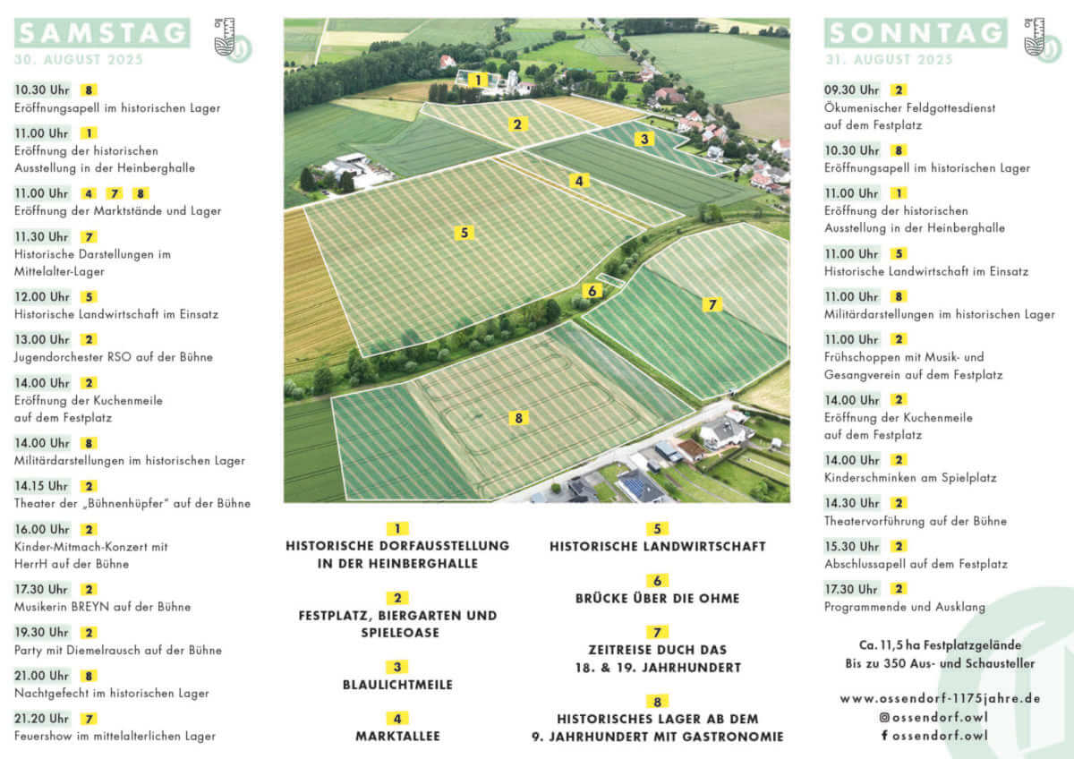 Dorffest Ossendorf - Flyer Fensterfalz 2