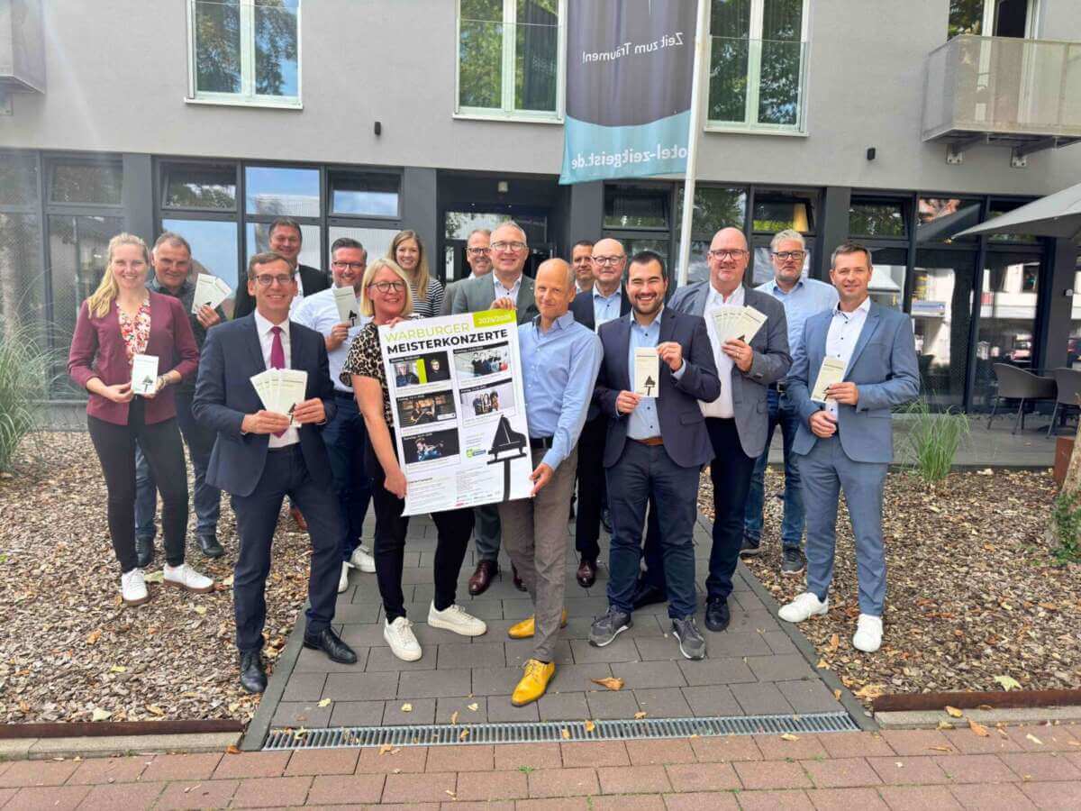 Pressekonferenz zu den Warburger Meisterkonzerte 2025-26 | (c) Wildwechsel