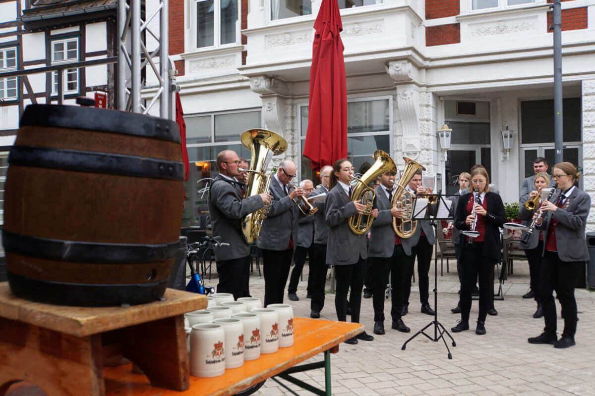Die Stadtkapelle Brakel wird auch dieses Jahr wieder auf dem Michaels-Markt Brakel aufspielen | (c) Stadt Brakel